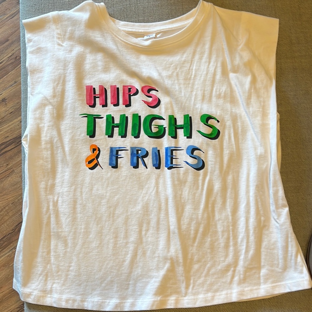 Tabitha Brown Hips Thighs Fries Medium Shirt
